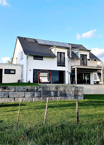 Neu gebautes Einfamilienhaus